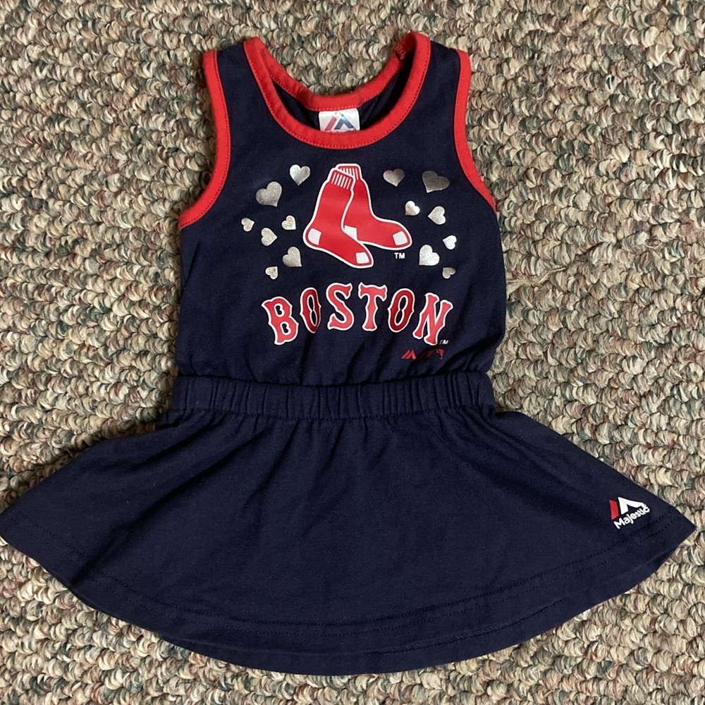 Red Sox babygirl dress. 12m. Perfect condition.